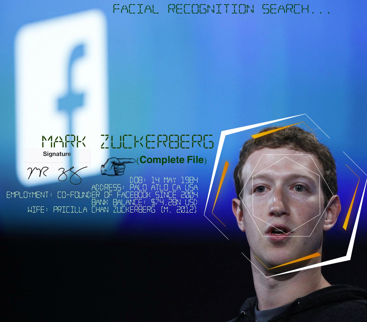 Mark Zuckerberg | Al Sahawat Times | IPMG Technologies | Facial Recognition Search 