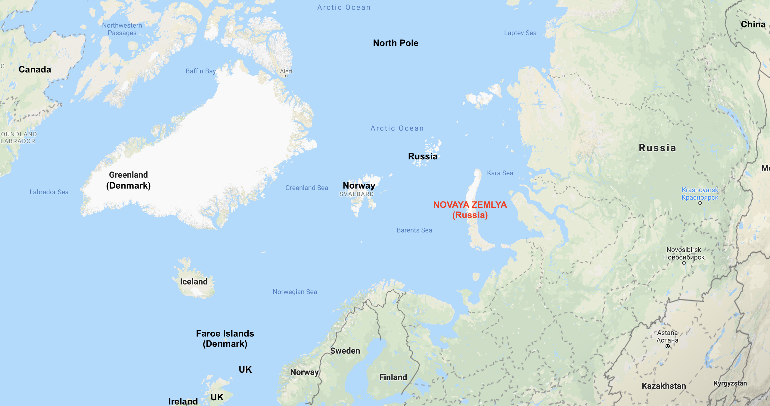 North Pole Map - Al Sahawat Times - Map of the North Pole