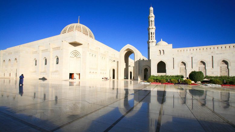 Sultan Qaboos Grand Mosque in Muscat, Oman