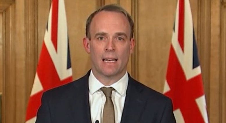 al sahawat times dominic raab