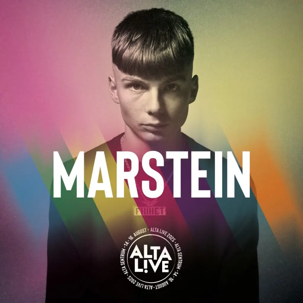 Pressebilde av artisten Marstein med link til spotifyprofil