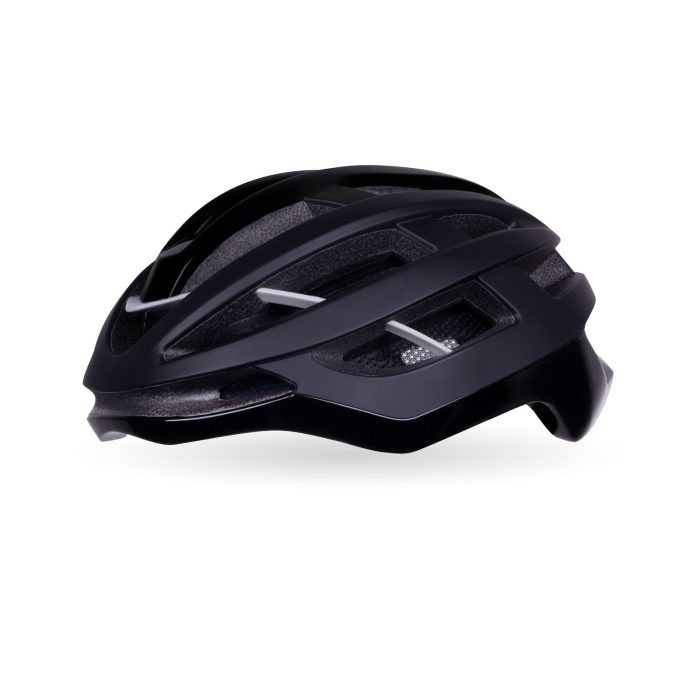 FORCE LYNX hjelm, black matt/glossy, hoved