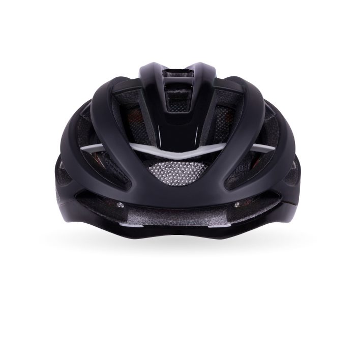 FORCE LYNX hjelm, black matt/glossy, foran