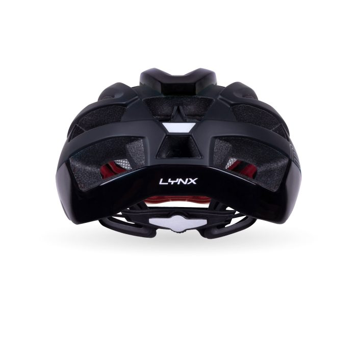 FORCE LYNX hjelm, black matt/glossy, bak