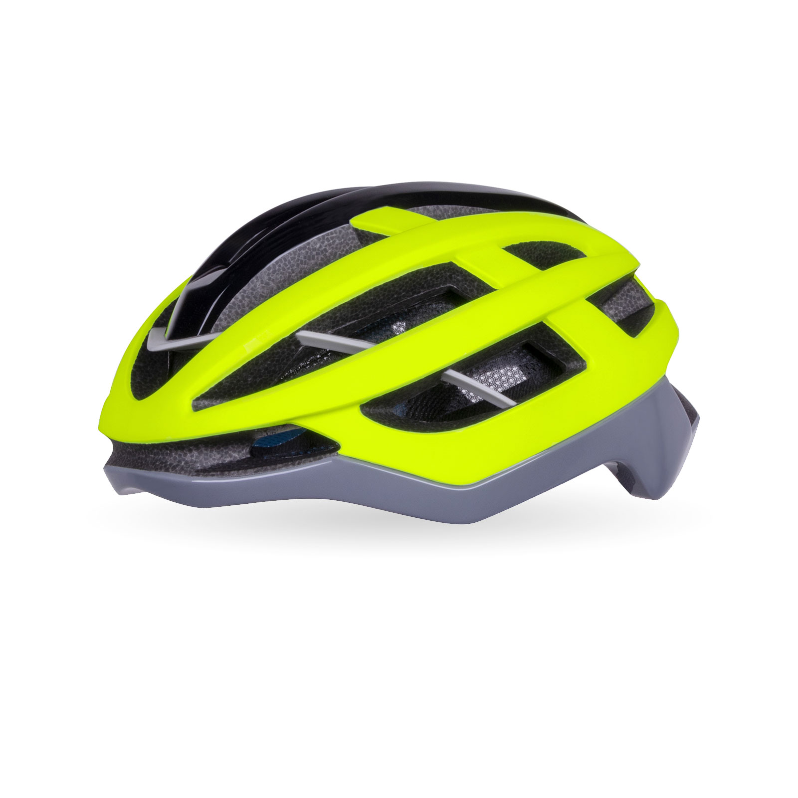 FORCE LYNX hjelm, fluo/grey, hoved