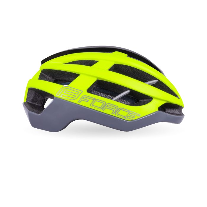 FORCE LYNX hjelm, fluo/grey, side