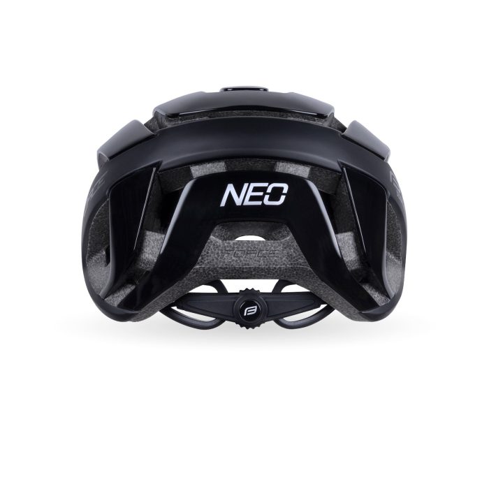 FORCE NEO hjelm, black matt/glossy, bak