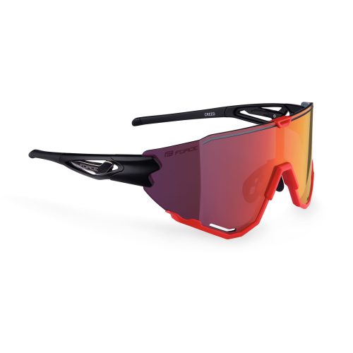 FORCE CREED solbrille, black/red - revo, hoved