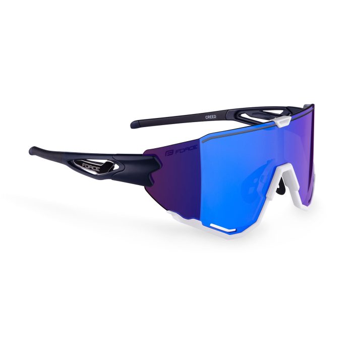 FORCE CREED solbrille, blue/white - mirror, hoved