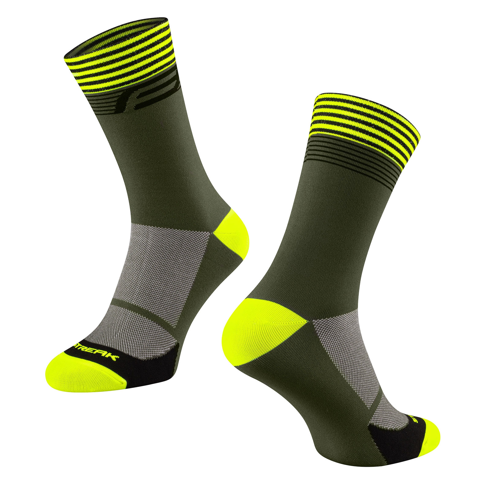 FORCE STREAK, green/fluo, socks