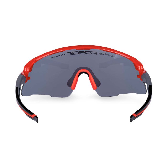 FORCE AMBIENT solbrille, red/grey - mirror, bak