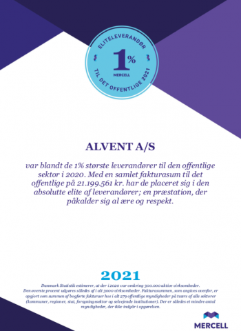 Alvent elite certifikat