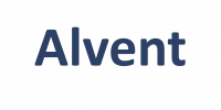 alvent logo blå