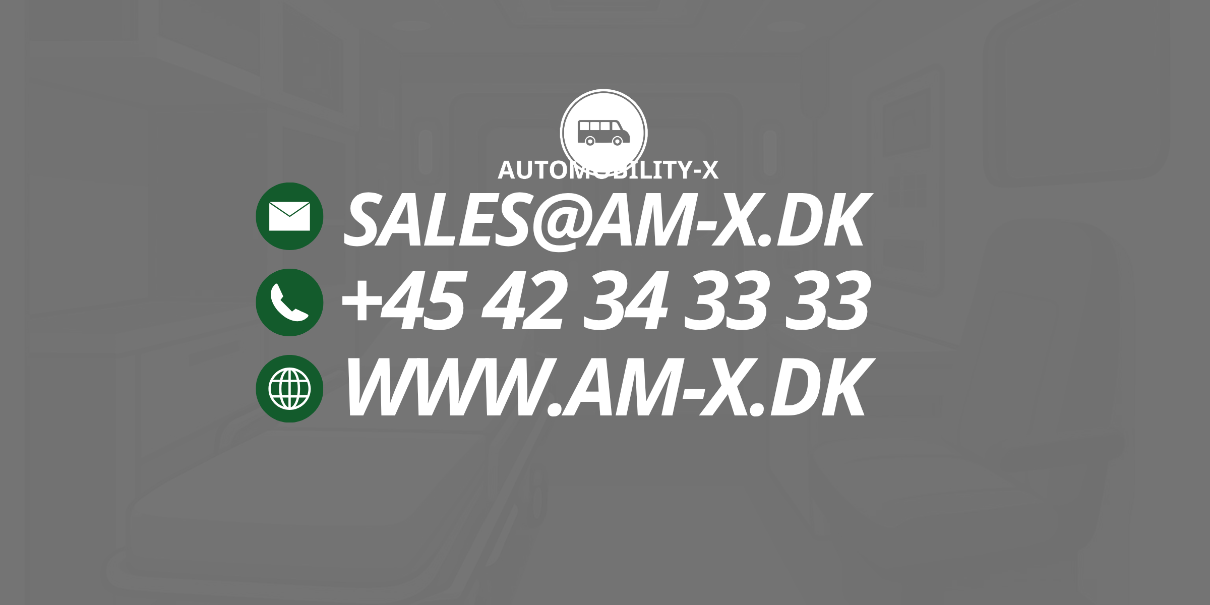 Automobility-X Contact Options