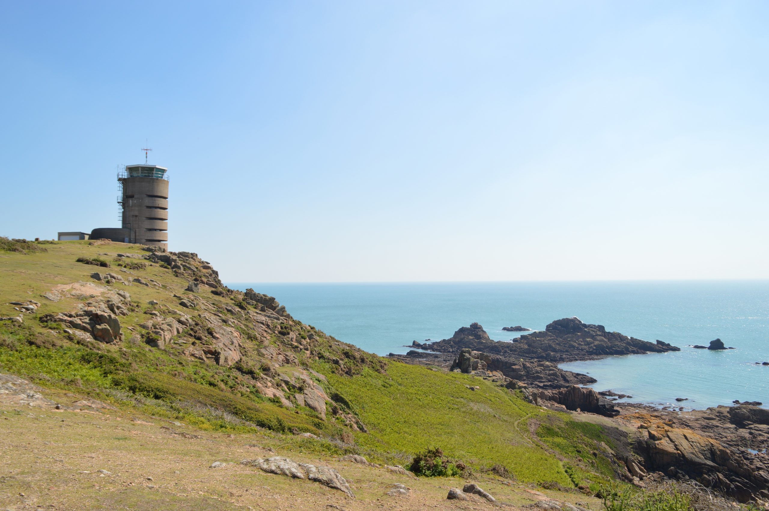 Amalgamated Travel Production visiting Battery Lothringen in Saint Brélade, Jersey