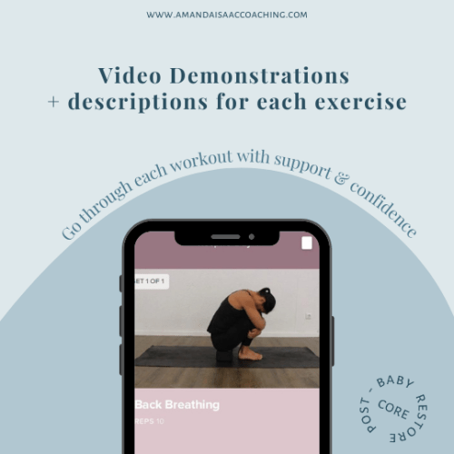 video and description of exercises