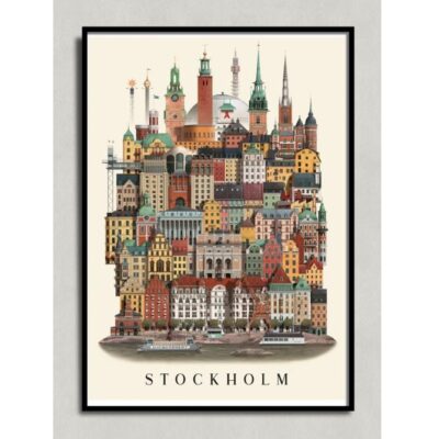 Poster Stockholm 29,7×42 cm