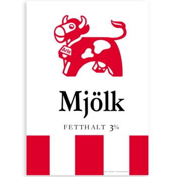 Poster Mjölk 50×70