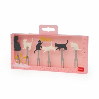 Meow – Set Med 6 Aperitif-Gafflar