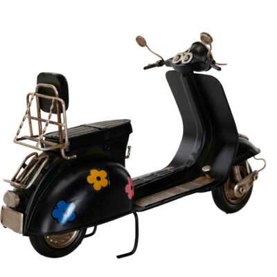 Vespa – Blommig Svart