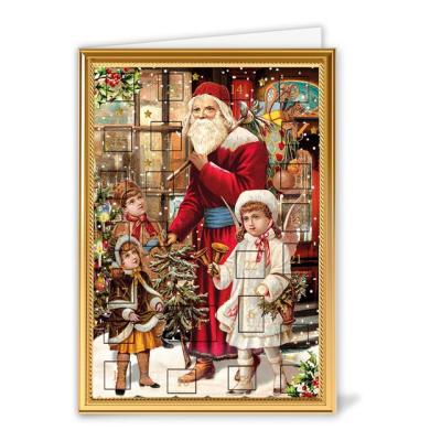 Kalenderkort – Tomte & Barn