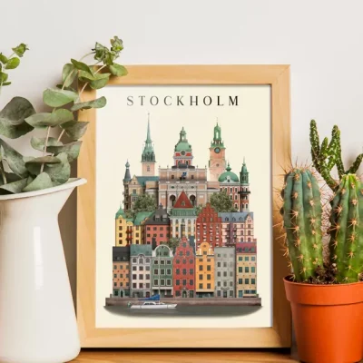Poster Stockholm A4