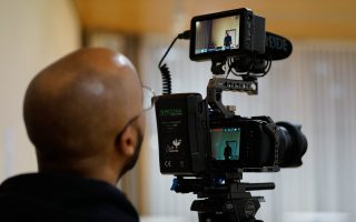 Unser Videograph Joel in Action