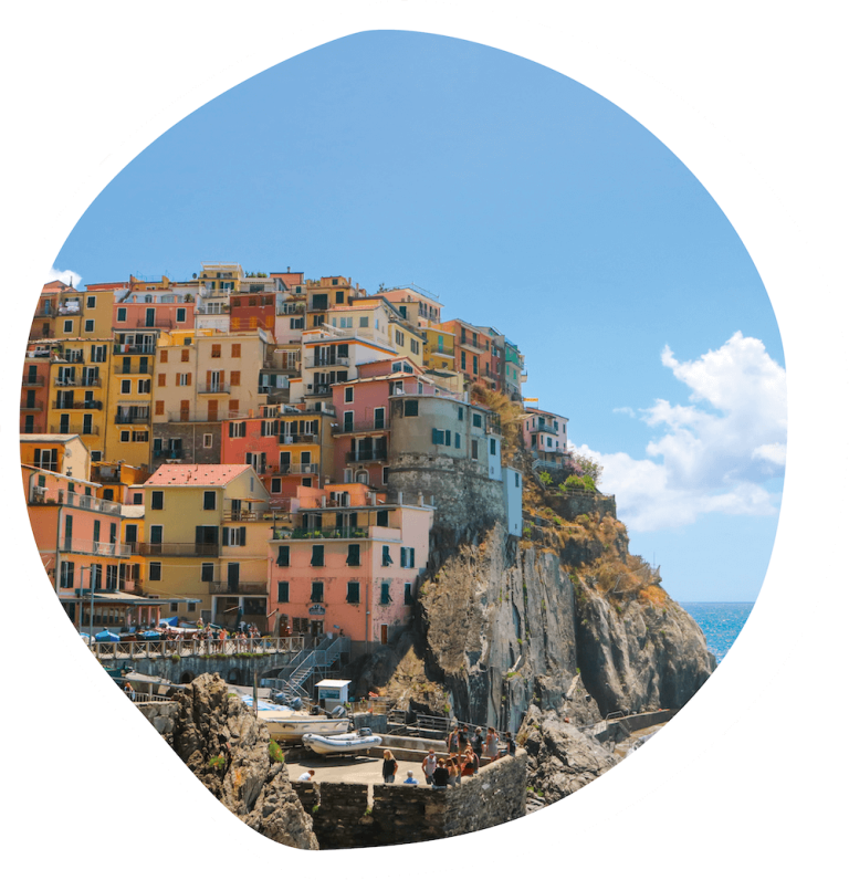 Italy Homepage Destination Button