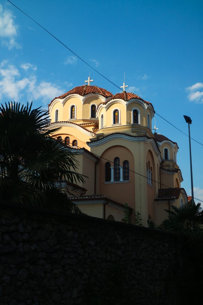 Church in Shköder, Albania, Interrail trip