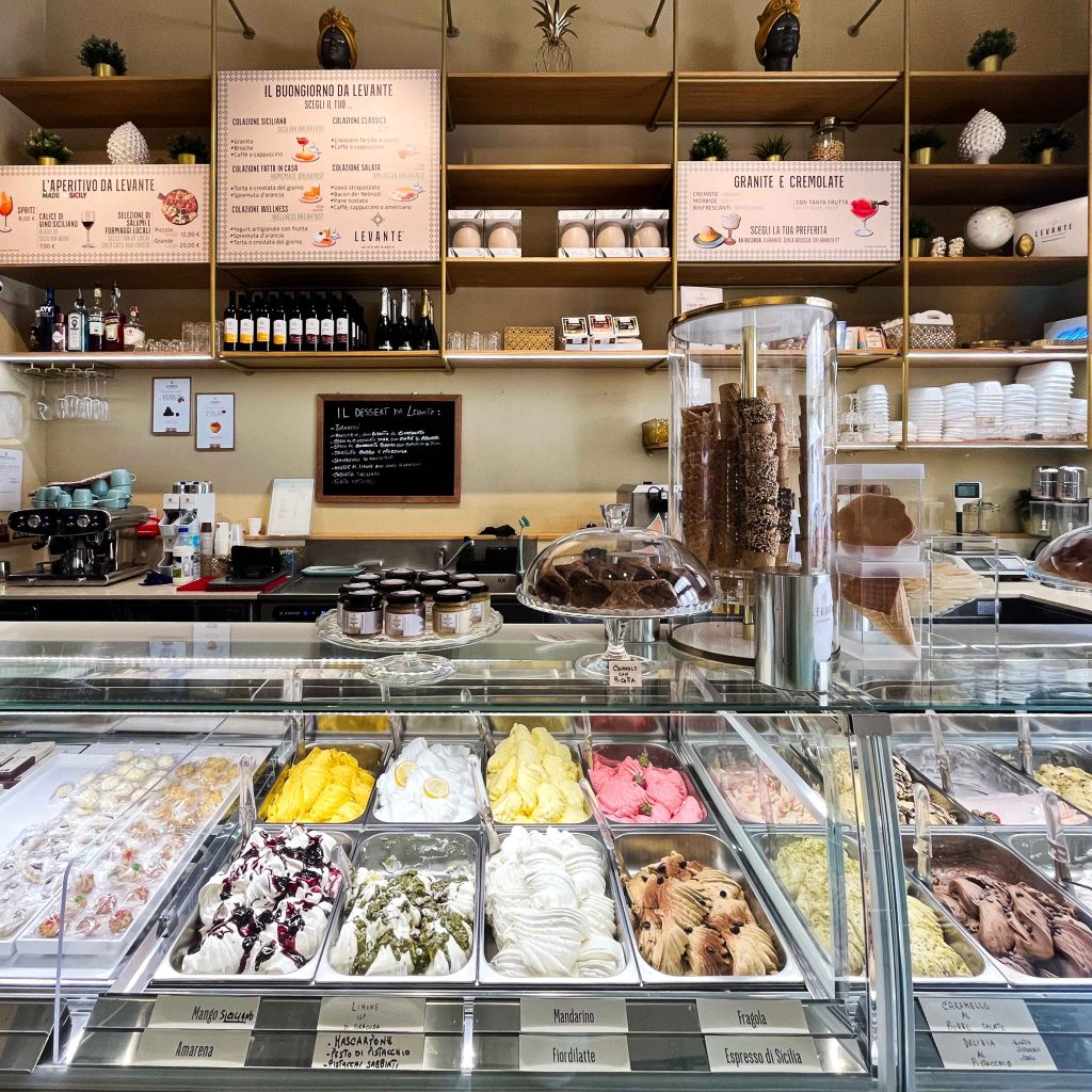 Icecream gelato in Siracusa, Sicily