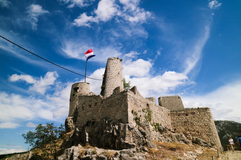 Castle in Split, Croatia, Interriail trip