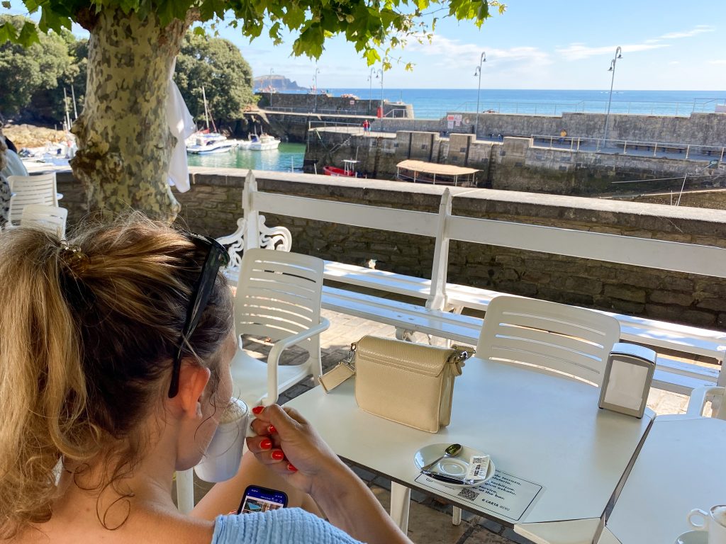 Coffee with a view, Mundaka, Spain