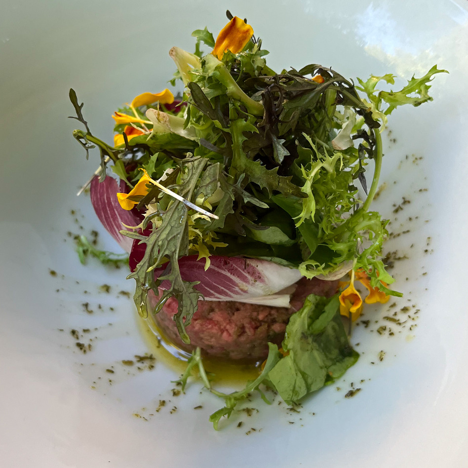 Wessel's steak tartare at Bar des Vins de la Cité