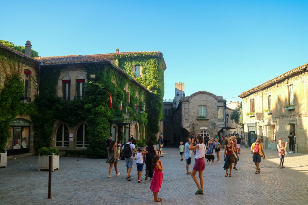 Square in La Cité, Carcassonne