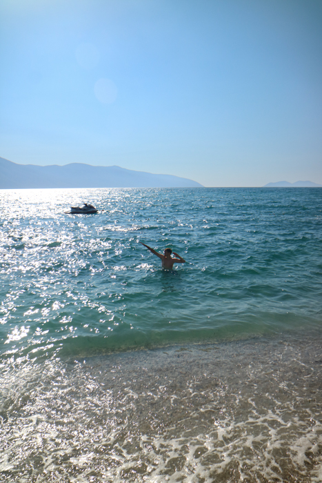 Beach at hotel, Vlorë