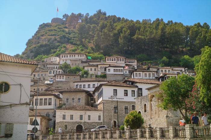 View of traditional houses in Berat, Albania