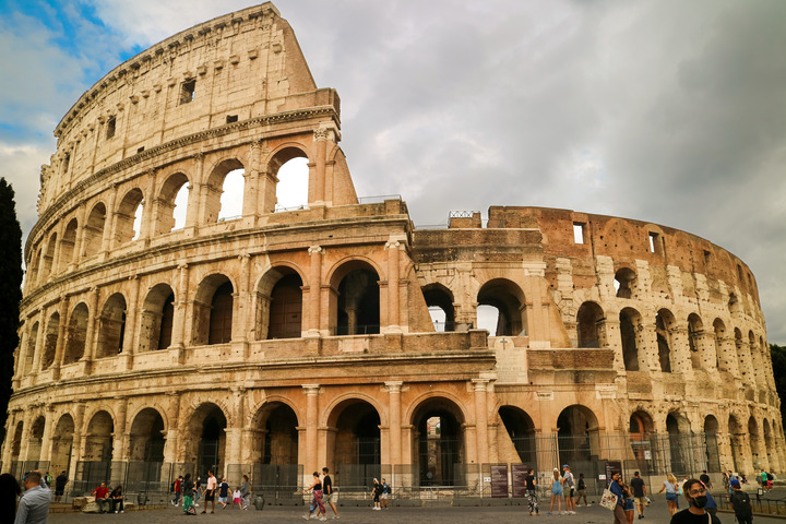 The Colosseum in Rome, Italy