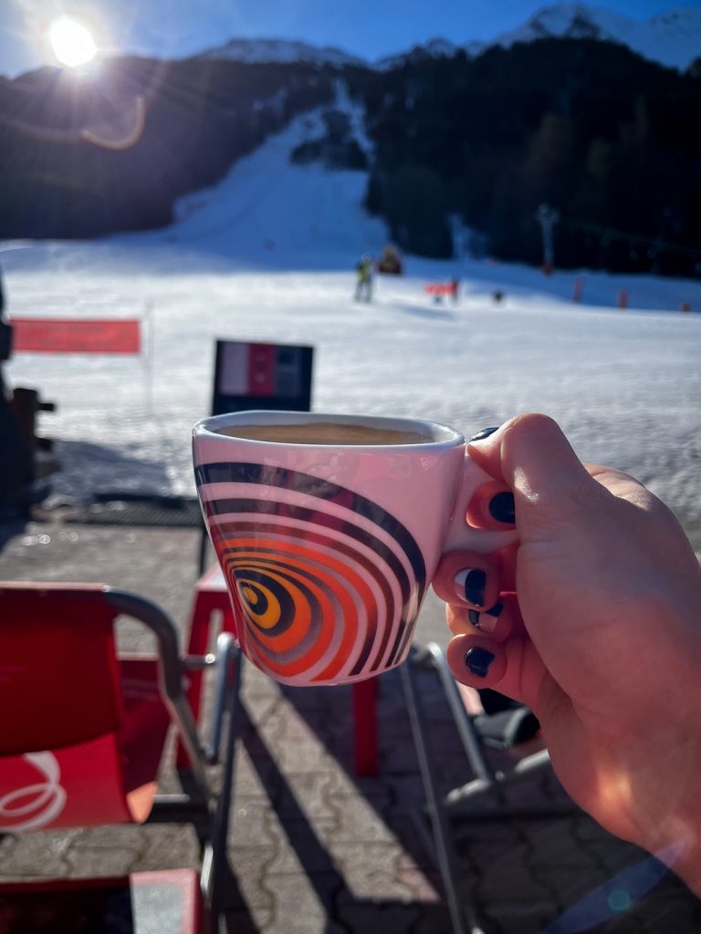 Coffee at Grizzli in La Norma, France