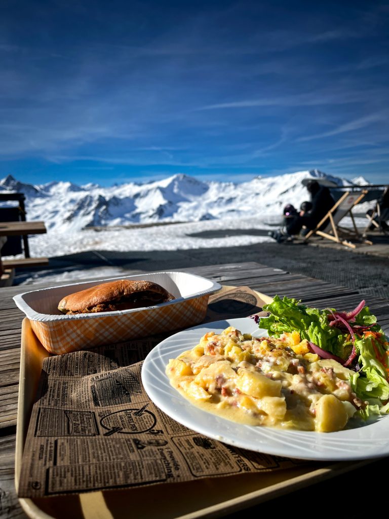 Lunch at the Punta Bagna, Val Fréjus, France