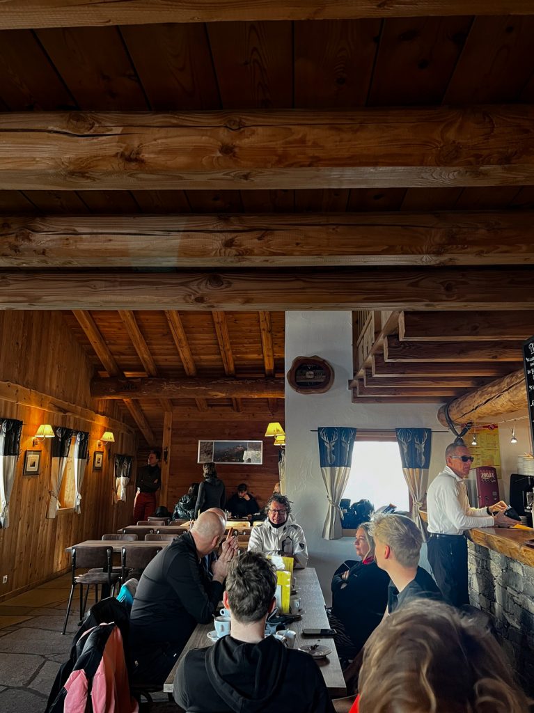 interior of La Ranova, Val Cenis, France