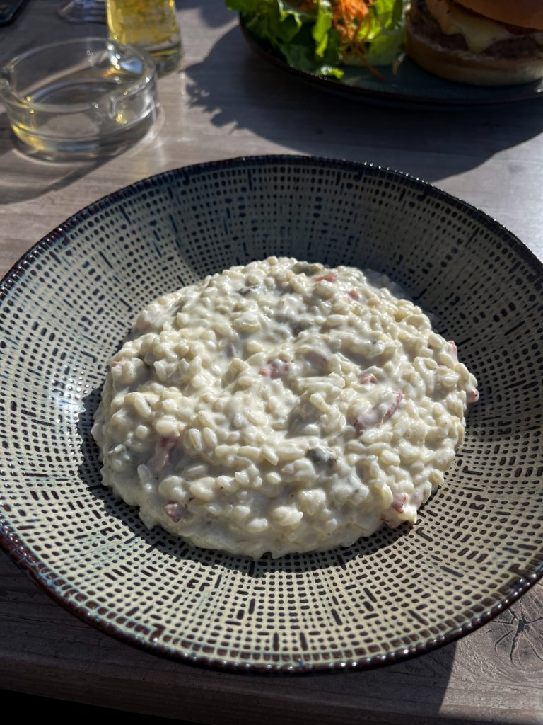 Risotto at La Ranova, Val Cenis, France