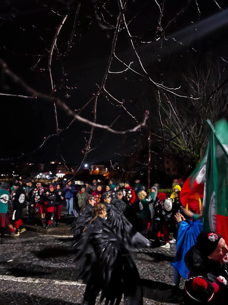 Parade of the ravens, Ivrea, Italy