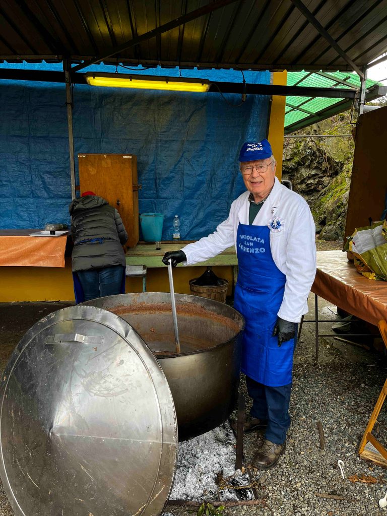 Fagiolata cook in Ivrea, Italy