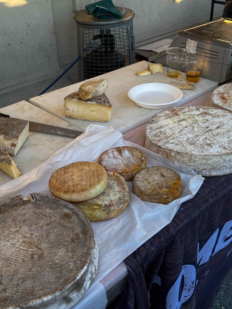 Cheese cart, Carnival di Ivrea, Italy