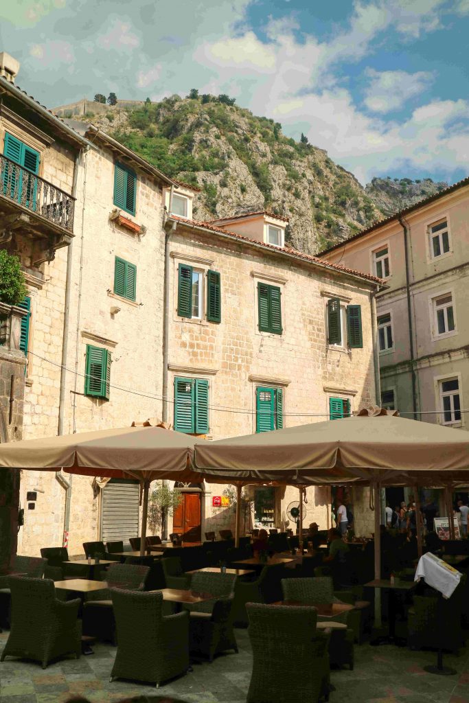 The restaurant we had dinner at in Kotor, Montenegro