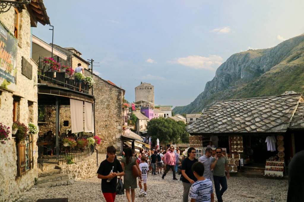 View of Old Center, Mostar Bosnia Herzegovina