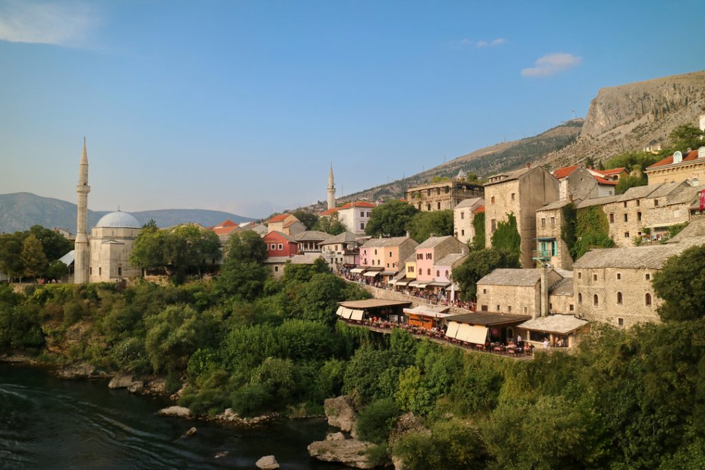 View of Mostar Old Town, Bosnia Herzegovina