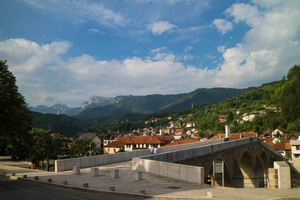 View of Konjic Bridge, Bosnia Herzegovina