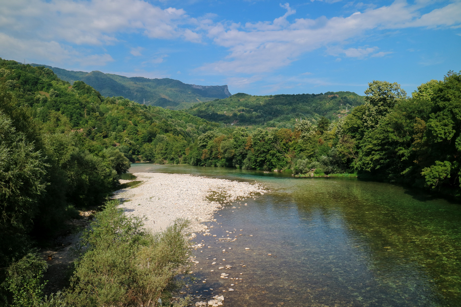 Beach at Neretva River, Bosnia Herzegovina