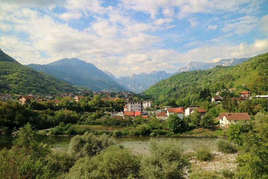 View of Konjic, Bosnia Herzegovina